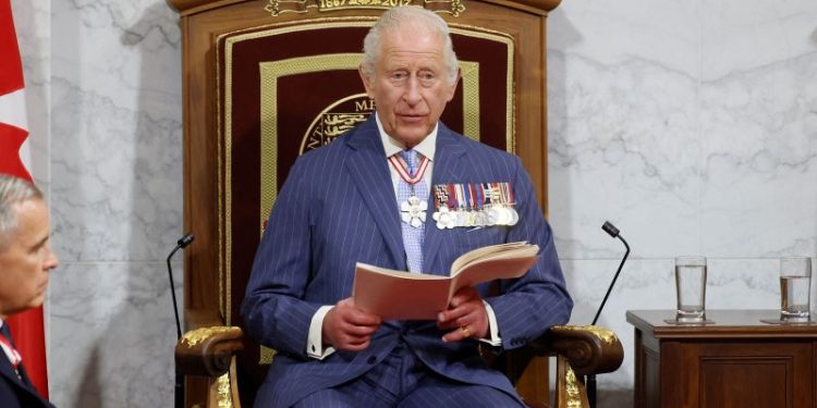 King Charles emphasizes Canada’s ‘self-determination’ as he opens parliament after Trump’s annexation threats